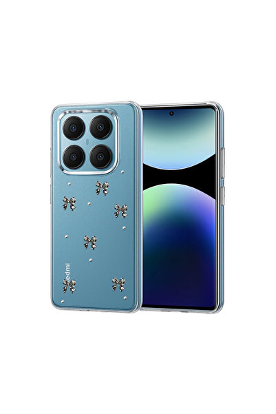 eco port غطاء Xiaomi Redmi Note 14 Pro 4G بنمط الفيونكة - نمط 5