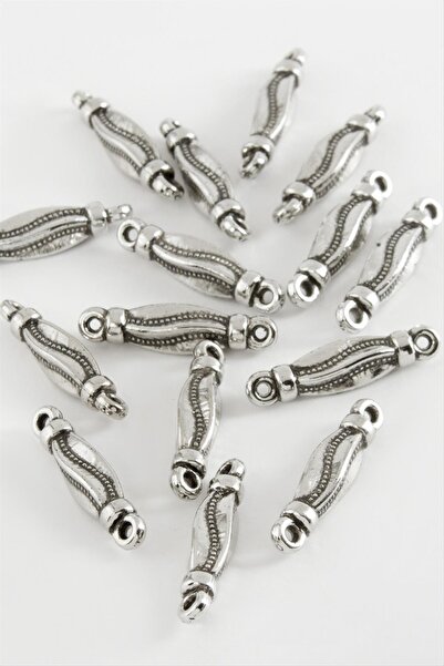Marsilyan Plastic Twisted Rosary Tassel Spacer 50 Grams Ilkel-Bjt940