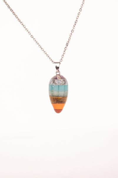 AYDESİA 7 Çakra Doğal Taş Enerji Kolye