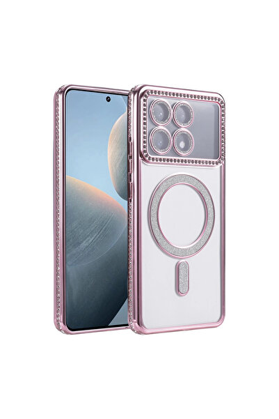 Twin Store حافظة بوكو X6 جوك سيملي ماجنيتيك سيف - وردي