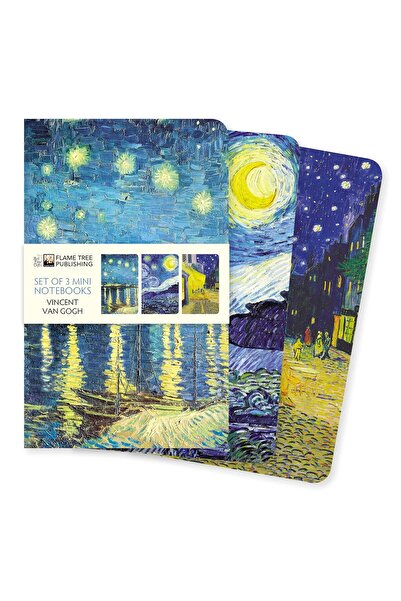 Generic Vincent van Gogh: Set of 3 Mini Notebooks, 64 pages