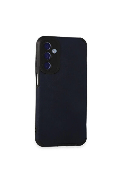 Twin Store حافظة جلدية من السيليكون لهاتف Galaxy M34 5G - أزرق داكن