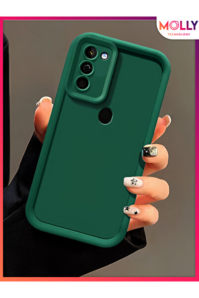 Molly Pine Green Edges Pan Silicone Case for Samsung Galaxy A11
