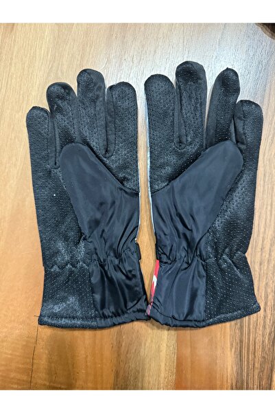 Blotch Superman Character Waterproof Gray Color Lined Children's Ski and Snow Gloves for Ages 6-10