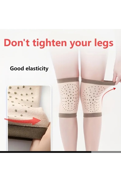 ORGANICYOU LUO Sıcak tutan pelin otu dizlik çifti, bacakları örtmek için uygu...