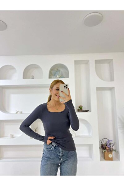 İrka Moda Buzi Kare Yaka Badi