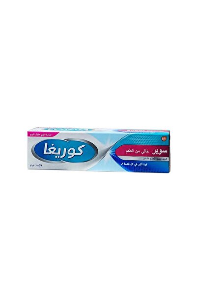 Corega Super denture adhesive cream, flavorless, 40g, antibacterial
