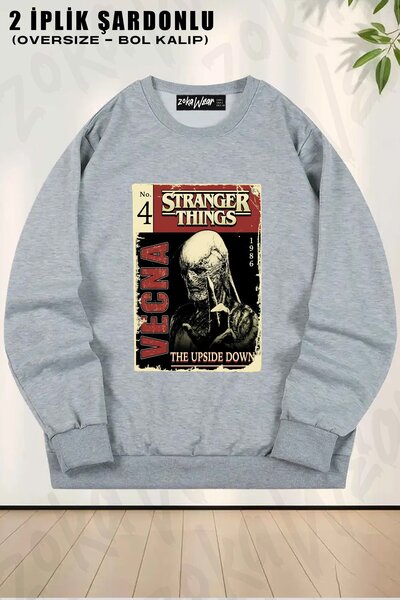 ZOKAWEAR Copertă de benzi desenate unisex Stranger Things 4 Vecna ​​cu imprim...