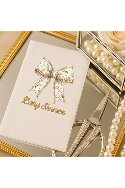 Lion Baskı ve Organizasyon Kişiye Özel Baby Shower Peçetesi