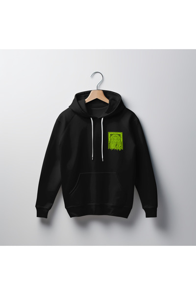 Dad&Children سويت شيرت موناركوي للجنسين باللون الأسود، مقاس قياسي، مبطن بالصو...