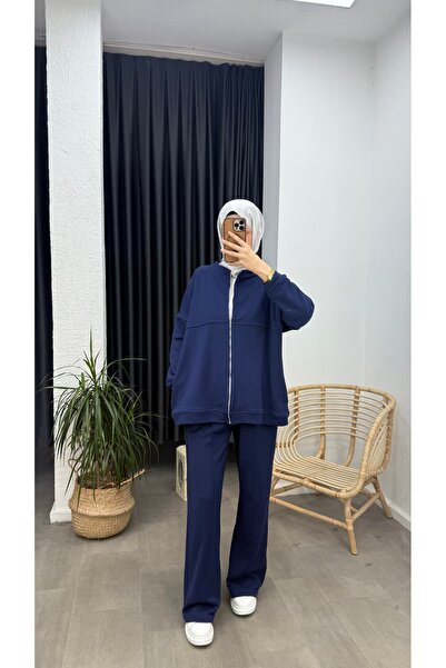 Minharir Three-Thread Hijab Two-Piece Set – Comfortable Fit, Casual Combination