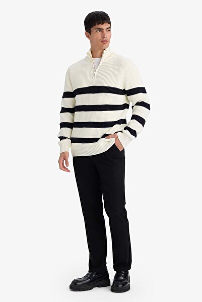 DeFacto Regular Fit Pocketed Straight Leg Trousers G4955Ax25Wn