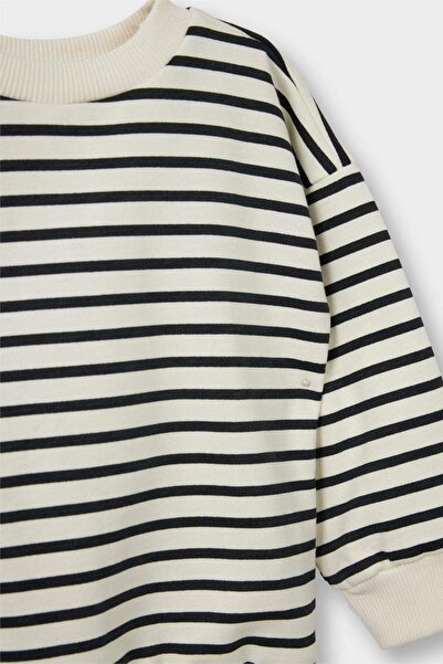 DeFacto Baby Boy Crew Neck Soft Fleece 2-Piece Sweatshirt G4865A525Wn