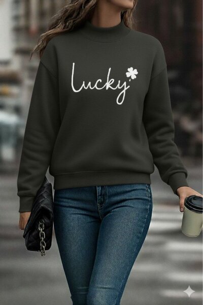 babatr.com Women's Long Sleeve Crew Neck Viscose Two Thread Blouse