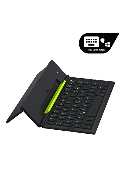 GOUİ لوحة مفاتيح Qwei - لوحة مفاتيح قابلة للطي متعددة اللغات