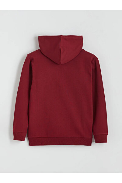 LC Waikiki Hooded Barcelona Printed Boys Tracksuit Set