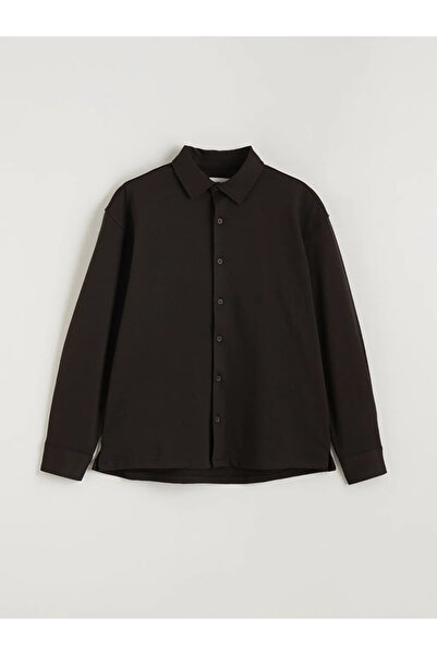 LC Waikiki Ανδρικό μακρυμάνικο πουκάμισο με λεπτή εφαρμογή