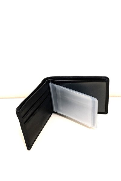 Newish Polo Genuine Leather Credit Card Holder Wallet Side Model