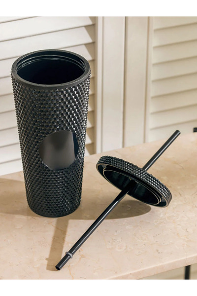 LC Waikiki LCW Home Baskılı Pipetli Bardak