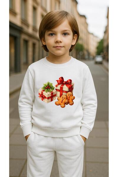 playwear Παιδικό Φούτερ Σετ με στάμπα COOKIE για Κορίτσια και Αγόρια με λαιμό...