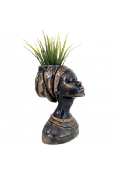 STYLUX Decorative vase "Goldy" - elegant golden design, premium interior decoration