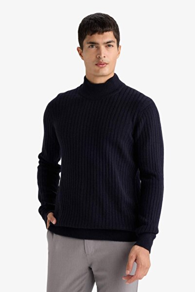 DeFacto Standard Fit Turtleneck Knit Sweater F4623Ax25Wn