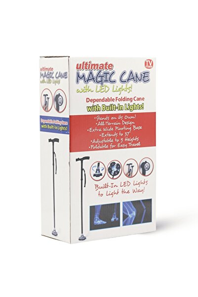 genric عكاز ماجيك كان لكبار السن مع كشاف ليد EL0087