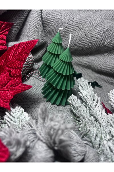 ghirlandescu Christmas tree candle