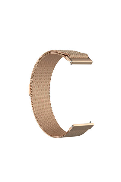 bbtech سوار معدني شبكي ميلانو 22 ملم لساعة هواوي جي تي 5، جي تي 4، جي تي 3، ج...