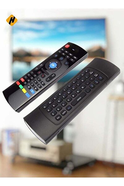 Generic جهاز تحكم عن بعد لاسلكي MX3-M 2.4G مع لوحة مفاتيح وماوس وميكروفون مدمج لجهاز Android TV Box