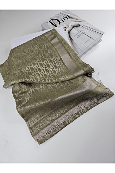 Shiva Scarfs Σάλι από μετάξι κασμίρ με υφή και σχέδιο CD, 4 Mevim Silk Scarfs...