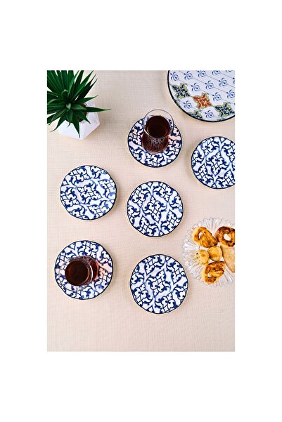 Porland Tabak Evi Porselen Mia Çay Tabak Takımı 12cm 6 Parça Fly6çtprs1210