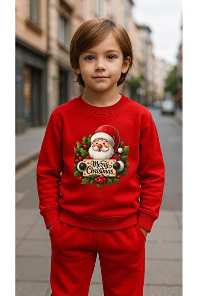 playwear سترة رياضية للأطفال MERY NOAL مطبوع للفتيات والأولاد برقبة دائرية 3 ...