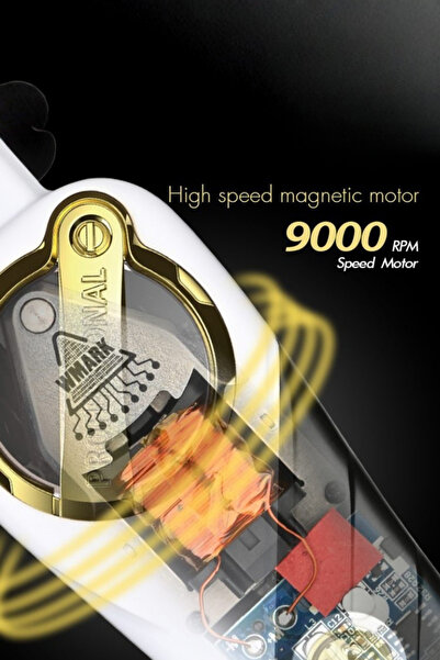 Wmark Maglev Motor Detail Trimmer (White, USB kablolu) Ense Ve Sakal Makinesi NG-9213W