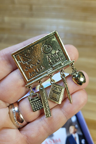 Arco Baleno Di Celine Altın kaplama matematik öğretmen hediyesi - Formül yazı...