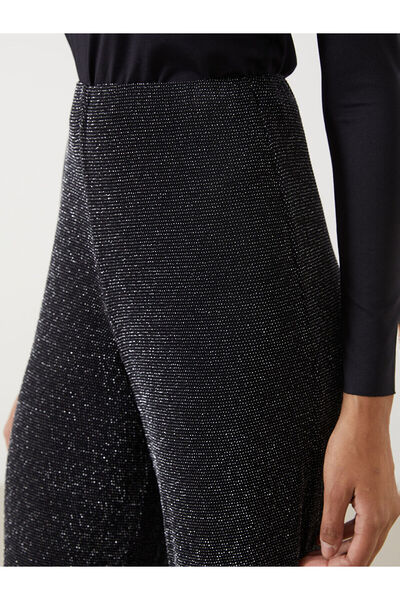 LC Waikiki Vizyon New Season Standard Fit Shiny Look Women's Trousers