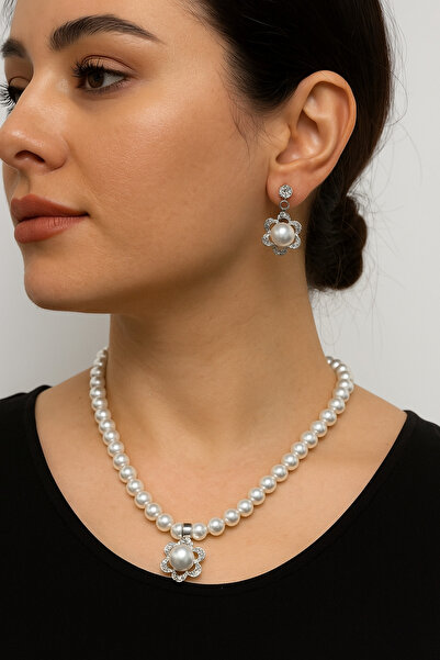 Luma Decor İnci Kolye Set