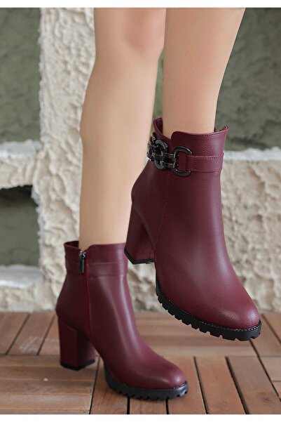 VİP SMR MODA Daily Wear Boots Heels Comfortable Orthopedic