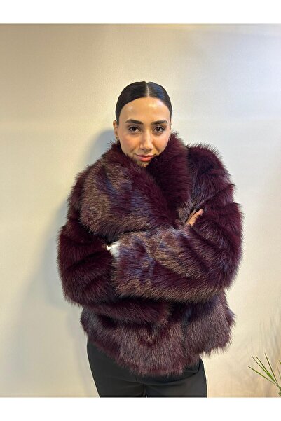 EnderGiyim Robin Premium A+ Kalite İç Astarlı Çıtçıtlı Şık Kürk