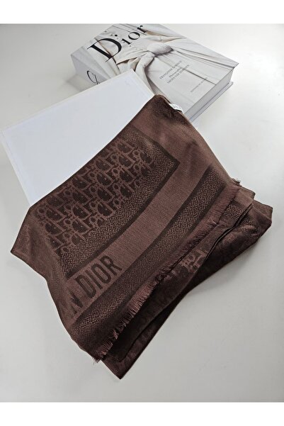 Shiva Scarfs Șal din mătase de cașmir cu model texturat CD, 4 Mevim, eșarfe d...