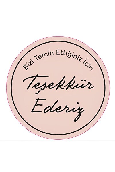 EVRİM AKDAMAR TEŞEKKÜR STİCKER ÇIKARTMA 5 ADET (kart dahil değil) FARKLI MODE...