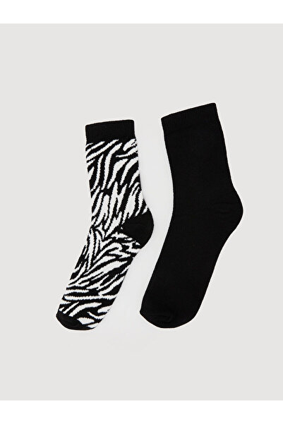 LC Waikiki Patterned Women's Socks 2-Piece (W5)