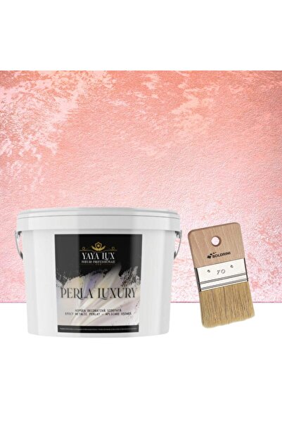 YaYa Color Vopsea decorativa de Lux, Perla Luxury cu Fulgi Perlati, Sunset, 2...