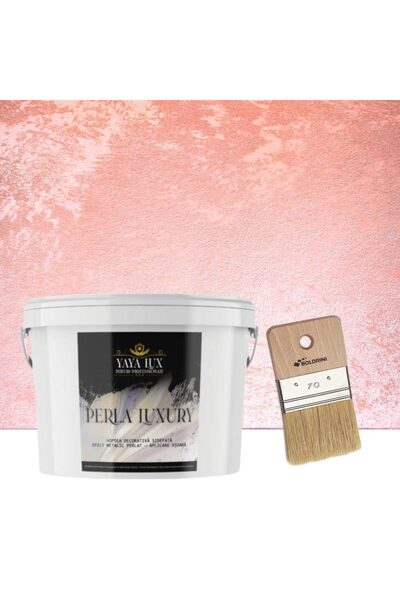 YaYa Color Vopsea decorativa de Lux, Perla Luxury cu Fulgi Perlati, Sunset, 2...