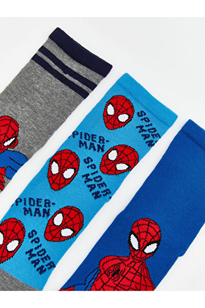 LC Waikiki New Season Spider-Man Patterned Boys' Socks 5-Piece Set