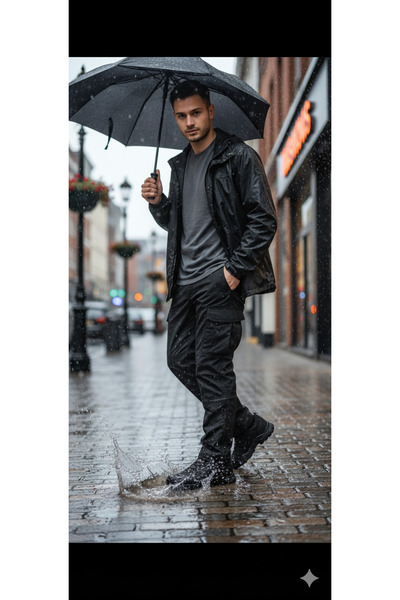 SNR Water Resistant Poseidon Men's Sports Outdoor Anti-Slip Sole Comfortable and Quality Black Shoes Have 5 Colors