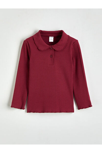 LC Waikiki Özmarka New Season Polo Neck Girls' T-Shirt