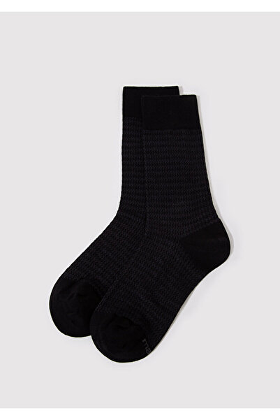 Mavi Black Socket Socks