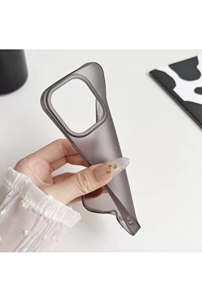 Generic Semi-transparent phone case made of skin-friendly silicone, suitable for iPhone 15 Plus.