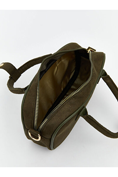 LC Waikiki New Season Women's Shoulder Bag with Scarf Detail and Suede Look